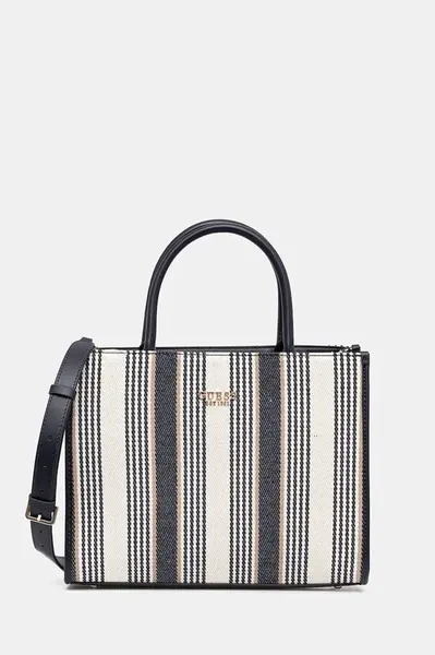 Kabelka Guess NICOLETTE tmavomodrá barva, HWAS96 62220