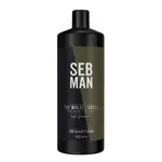 Sebastian Professional Šampon na vlasy, vousy a tělo SEB MAN The Multitasker (Hair, Beard & Body Wash) 1000 ml
