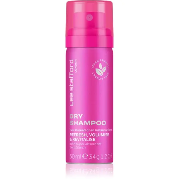 Lee Stafford Styling Original Dry Shampoo suchý šampon pro absorpci přebytečného mazu a pro osvěžení vlasů 50 ml
