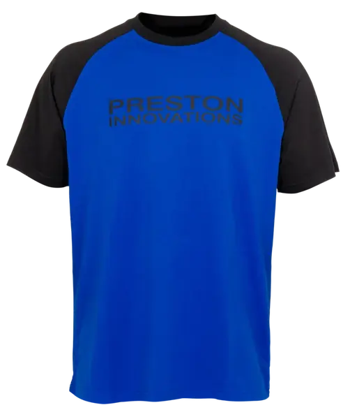 Preston innovations tričko lightweight blue raglan t-shirt - l