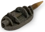 Preston innovations krmítko ics in-line dura flat method - large 75 g
