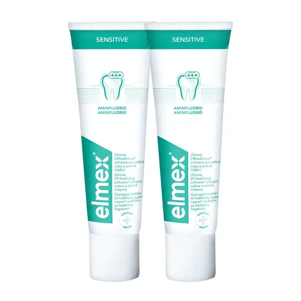 Elmex Zubní pasta pro citlivé zuby Sensitive Duopack 2 x 75 ml
