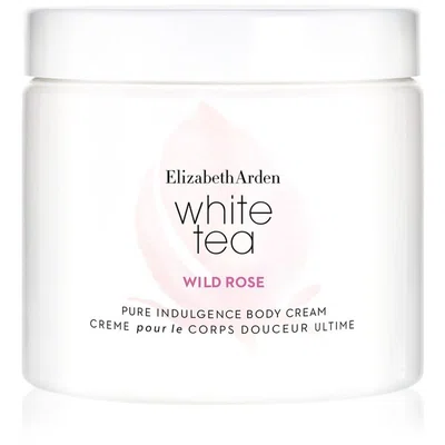 Elizabeth Arden White Tea Wild Rose tělový krém z růže pro ženy 400 ml