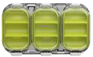 Daiwa vodotěsná krabička waterproof sealed unit case 900 zelená - 9 přihrádek