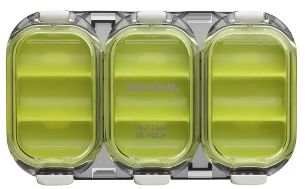 Daiwa vodotěsná krabička waterproof sealed unit case 900 zelená - 9 přihrádek