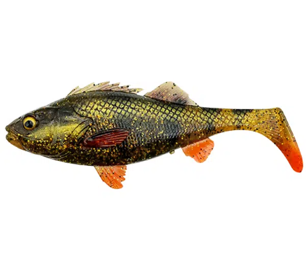 Savage gear gumová nástraha 4d perch shad motoroil - 17,5 cm 68 g
