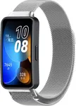 4wrist Milánský tah s magnetickým zapínáním pro Huawei Watch Band 10, 9, 8 - Silver