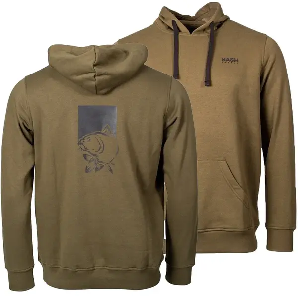 Nash mikina make it happen hoody fish logo green - s