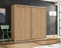 Šatní skříň Ska A15 Barva korpusu: Dub - Craft zlatý, Rozměry: 200 cm, Dveře: Dub - Craft zlatý