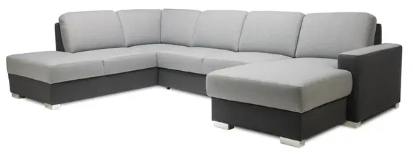 Sedací souprava Chantal U Provedení: Pravá U, Nožičky: Černé, látka: Terra 58