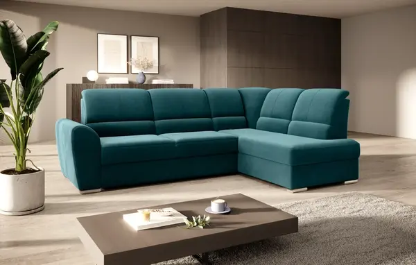 Sedací souprava Siber Provedení: Pravá varianta, látka: Lukso 39