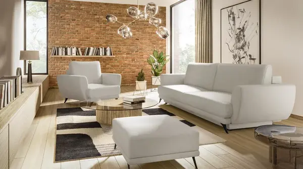 Sestava Megis - 3F+1F+taburet látka: Softis 17