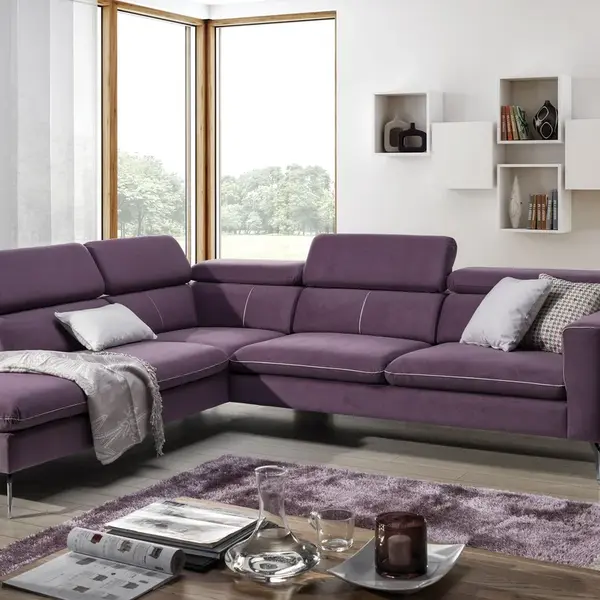 Sedací souprava Arezza Provedení: Pravá varianta, látka: Riviera 87