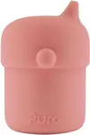 Pura my-my silikónový pohárik s náustkom, rose