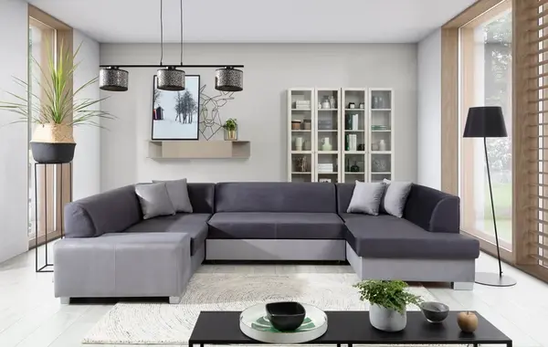 Sedací souprava Havana Provedení: Pravá U, látka: Monolith 97/Monolith 84