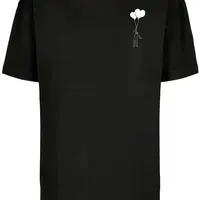 Women's T-shirt Love In The Air Oversized black