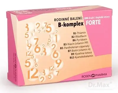 RosenPharma B-Komplex FORTE Rodinné balenie