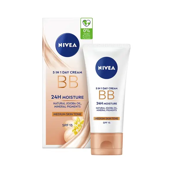 NIVEA Skrášľujúci hydratačný BB krém 5v1 tmavý