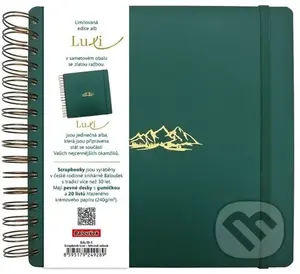 Scrapbook Luxi lamino lahvově zelená