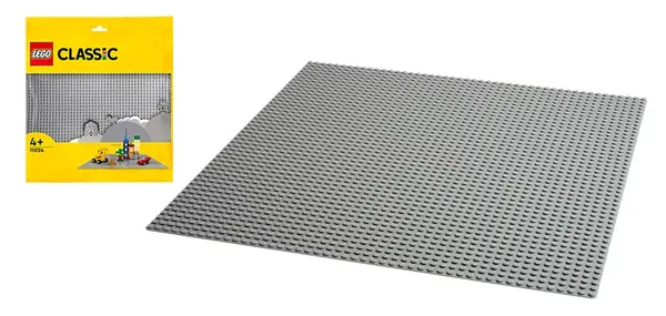 LEGO Sivá podložka na stavanie 11024