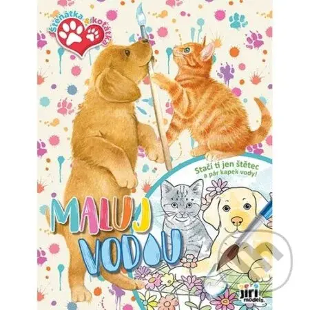 Maluj vodou: Štěňátka a koťátka