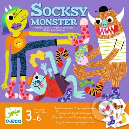 Ponožkové príšerky (Socksy Monster) (stolová hra, kooperatívna pamäťová)