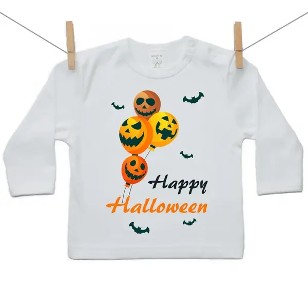 Boodyy Tričko s dlhým rukávom Happy Halloween 68 (3-6 mesiacov)