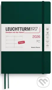 Weekly Planner 2026 Medium (A5) Forest Green,Weekly Planner 2026 Medium (A5) Forest Green