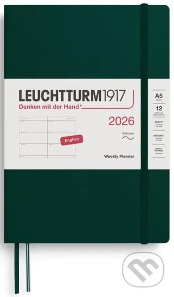 Weekly Planner 2026 Medium (A5) Forest Green