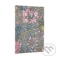 Paperblanks - týždenný diár Morris Pink Honeysuckle 2026