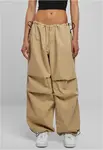 Women's cotton parachute trousers wetsand