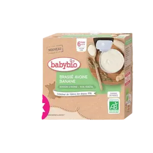 BABYBIO ovsená kaša s banánom 4 x 85 g