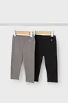 Dětské legíny Mayoral 2-pack černá barva, 702