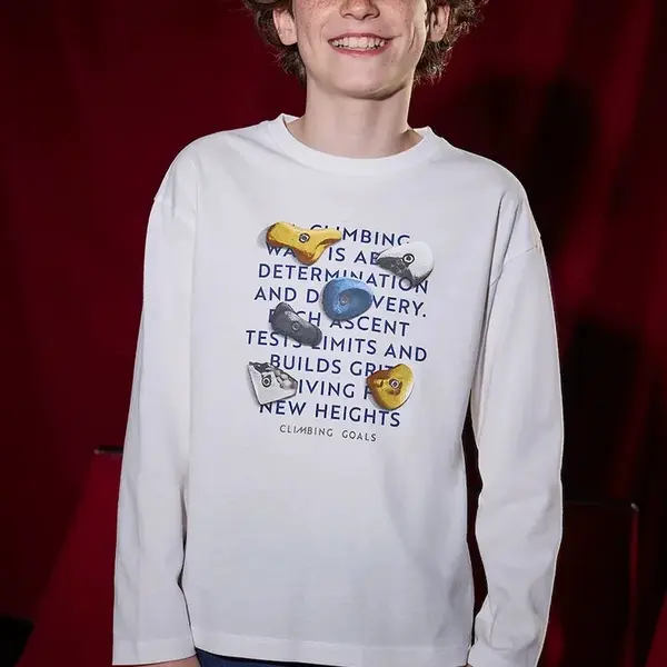 Bavlněné tričko s dlouhým rukávem Mayoral