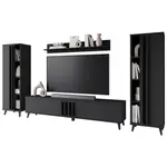 OBÝVACÍ STĚNA, černá