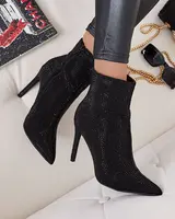 Resti Women's Lekirisa Zirconia Stiletto Boots