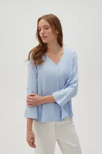 Marisse Women's Shirt L-Ko-4612 L.Blue