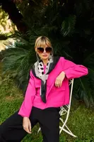 Marisse Women's Jacket L-Ku-4618 Fuchsia