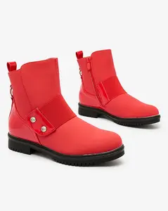 Resti Red matte women's boots Setipfa
