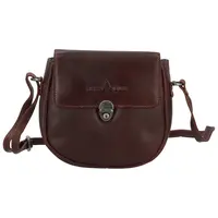 Dámská kožená crossbody kabelka hnědá - Greenwood Wika