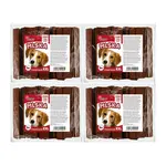 Akinu MLSKA Hovězí plátky pamlsek pro psy 4 x 25 ks