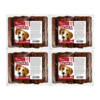 Akinu MLSKA Hovězí plátky pamlsek pro psy 4 x 25 ks