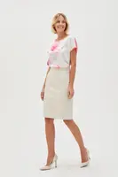 Marisse Women's Skirt L-Sc-4606 L.Beige