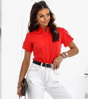 Gemre Red women's short-sleeve shirt Toledo