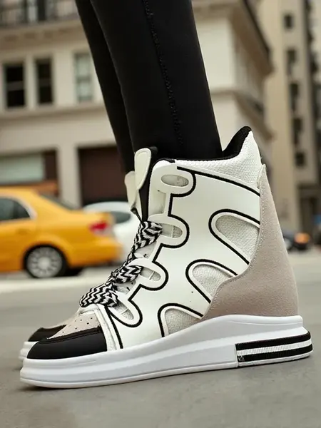 Resti High sports shoes for women with hidden wedge Oblaffi