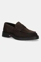 Semišové mokasíny Tommy Hilfiger HILFIGER COMFORT LWT SDE LOAFER