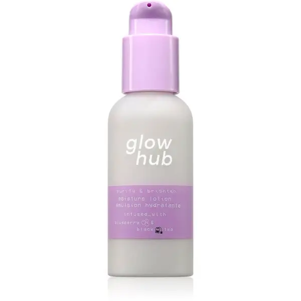 Glow Hub Purify & Brighten hydratační a rozjasňující pleťový krém 95 ml