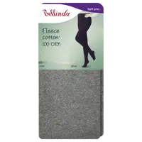 Bellinda 
FLEECE COTTON 100 DEN - Nepriehľadné pančuchové nohavice - sivá