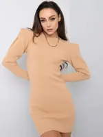 Dress-269-SK-5676.91P-camel