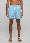 Swimsuit with light blue/ice pattern